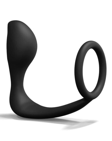 Erotic Silicone Cockring Anal Plug Prostate Massager Soft Smooth Strapon Dildo - womyra Store